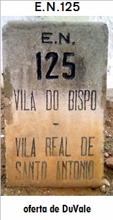 E.N. 125 - Vila do Bispo - Lagos - Portimo - Lagoa - Alcantarilha - Fonte de Boliqueime - Almancil - So Joo da Venda
 - Faro - Olho - Alfandanga - Luz de Tavira - Tavira (prox.) - Vila Nova de Cacela - Vila Real de Santo Antnio